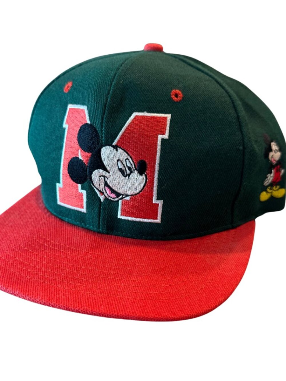Vintage 90s Mickey Mouse Retro Snapback Hat